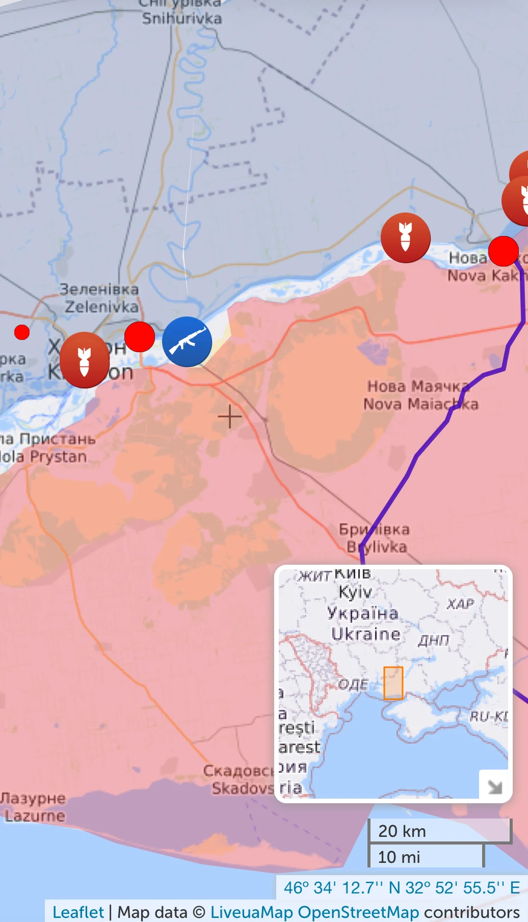 Ukrainian Troops Cross Dnieper In At Least Two Places, Russian Sources Claim High Casualties