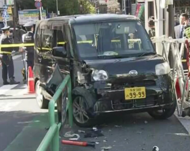 Police Injured in Ramming Attack, Israeli Embassy, Tokyo, Japan
