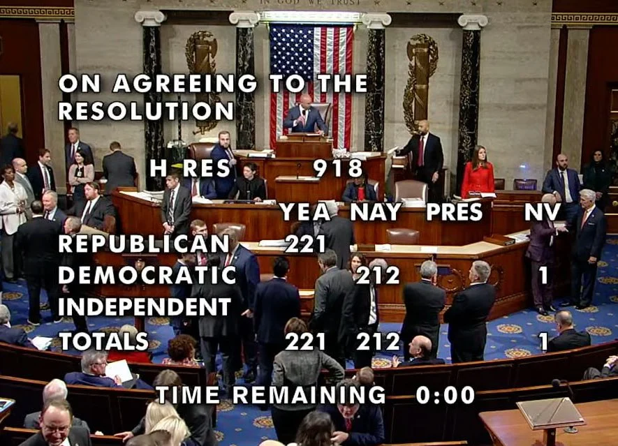 US House Approves Impeachment Inquiry into Biden