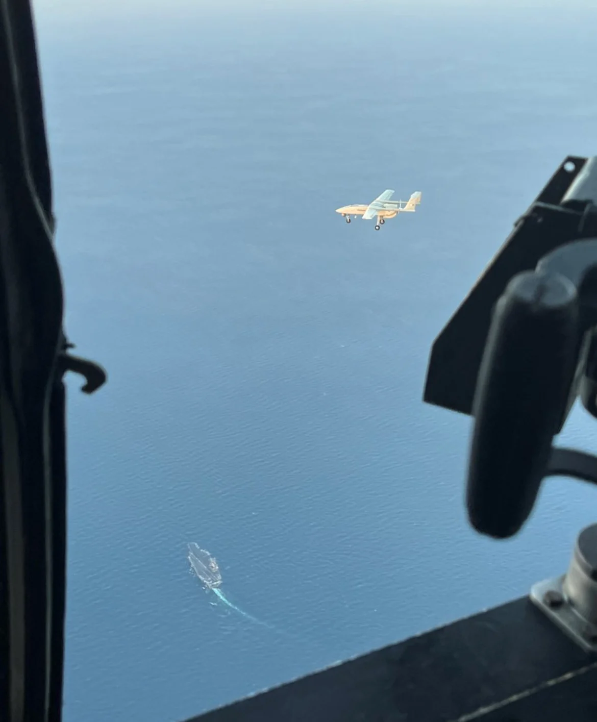 U.S. Aircraft Intercept Iranian Drones Loitering Over Eisenhower Strike Group
