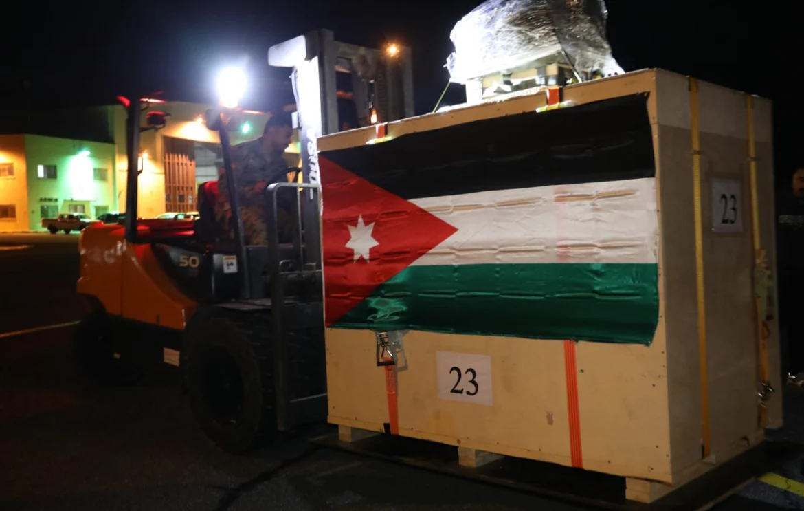 Jordan Air Drops 7th Aid Package to Gaza