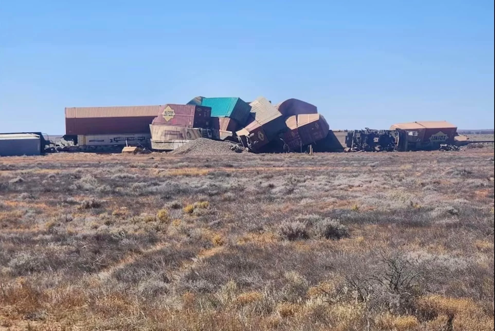Two Killed in Train Derailment After Collision With Truck, Bindarrah, SA, Australia