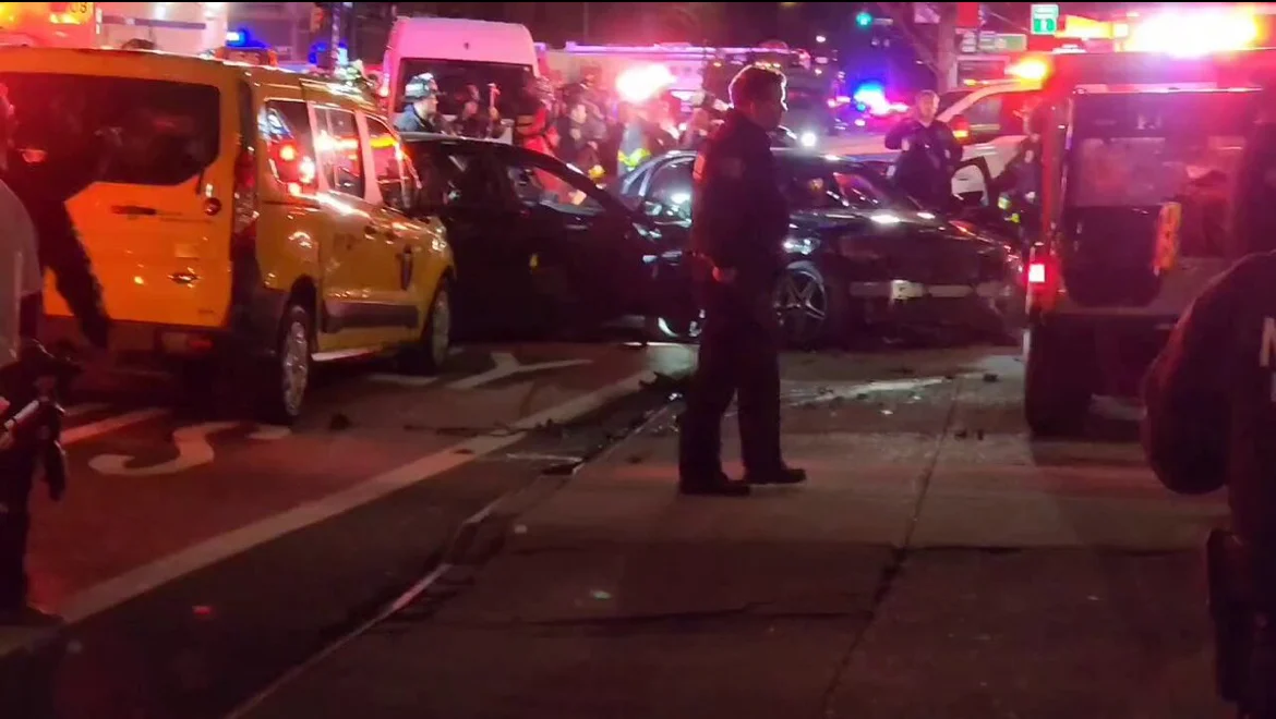 Mass Casualty Event After Car Plows Through Crowd, W 34th Street, New York City