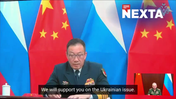 China’s Defense Minister Says The Country Supports Russia in Ukrainian Conflict