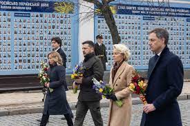 Western Leaders Visit Ukraine, Worried About the Future