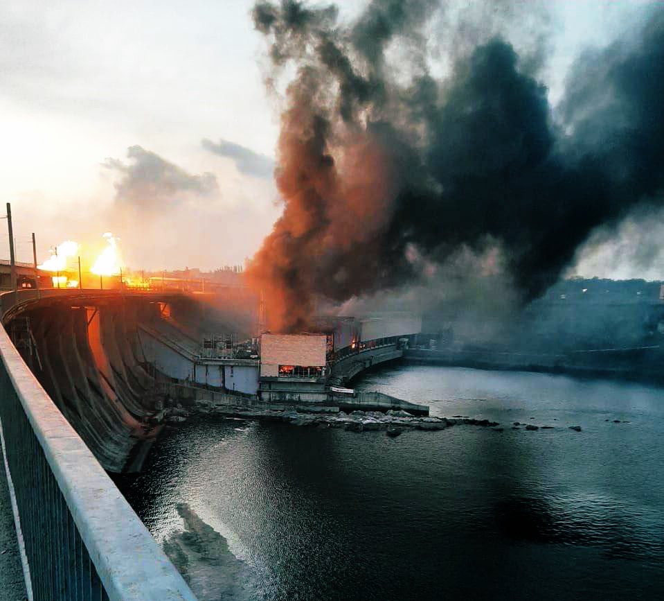 Battle Damage Assessment: Dnipro Hydroelectric Station