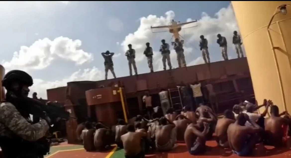 Indian Naval Commandos Capture M/V Ruen and 35 Somali Pirates
