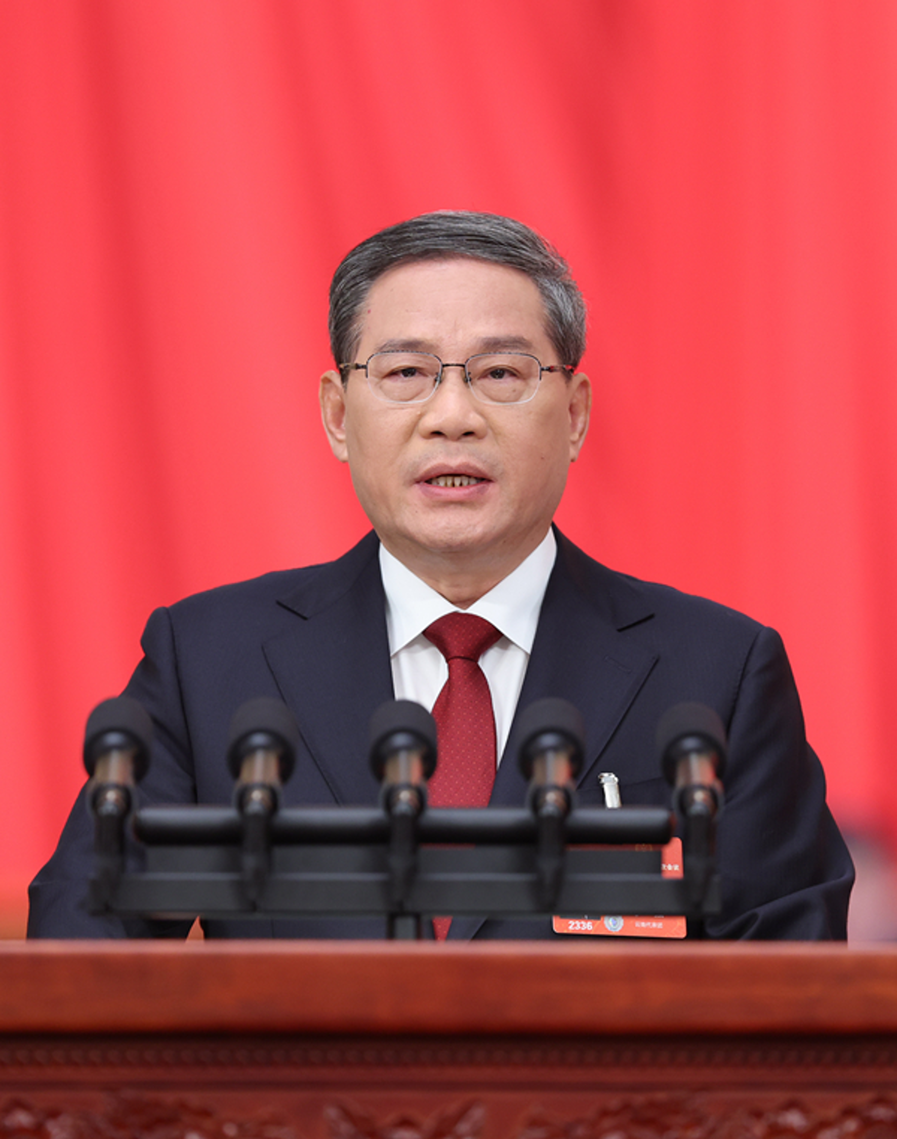 Chinese Premier Delivers First Government Work Report During Two Sessions