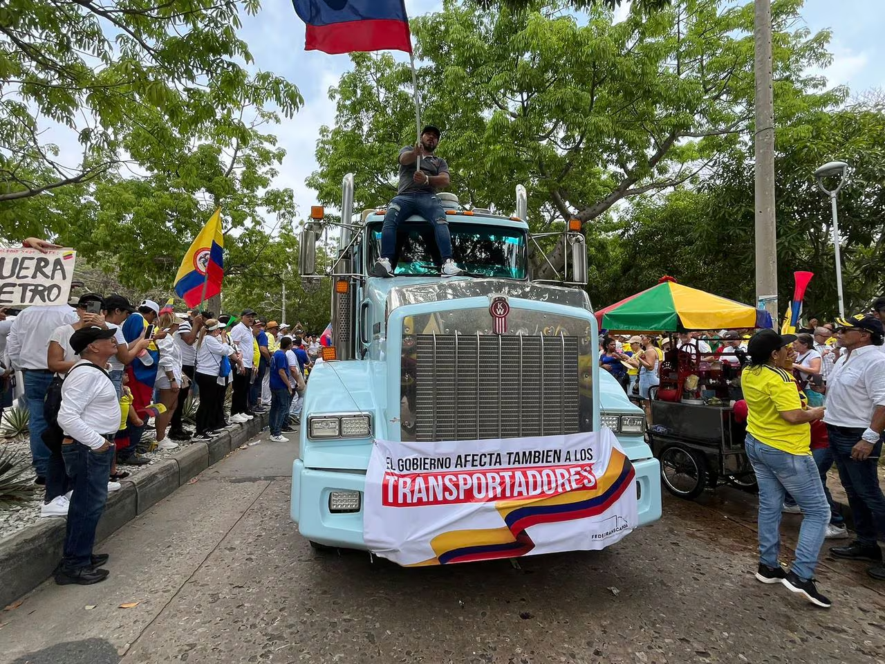 Widespread Protests Break Out in Colombia