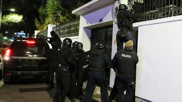 Mexico Releases Footage of Arrest of Former Ecuadorian VP