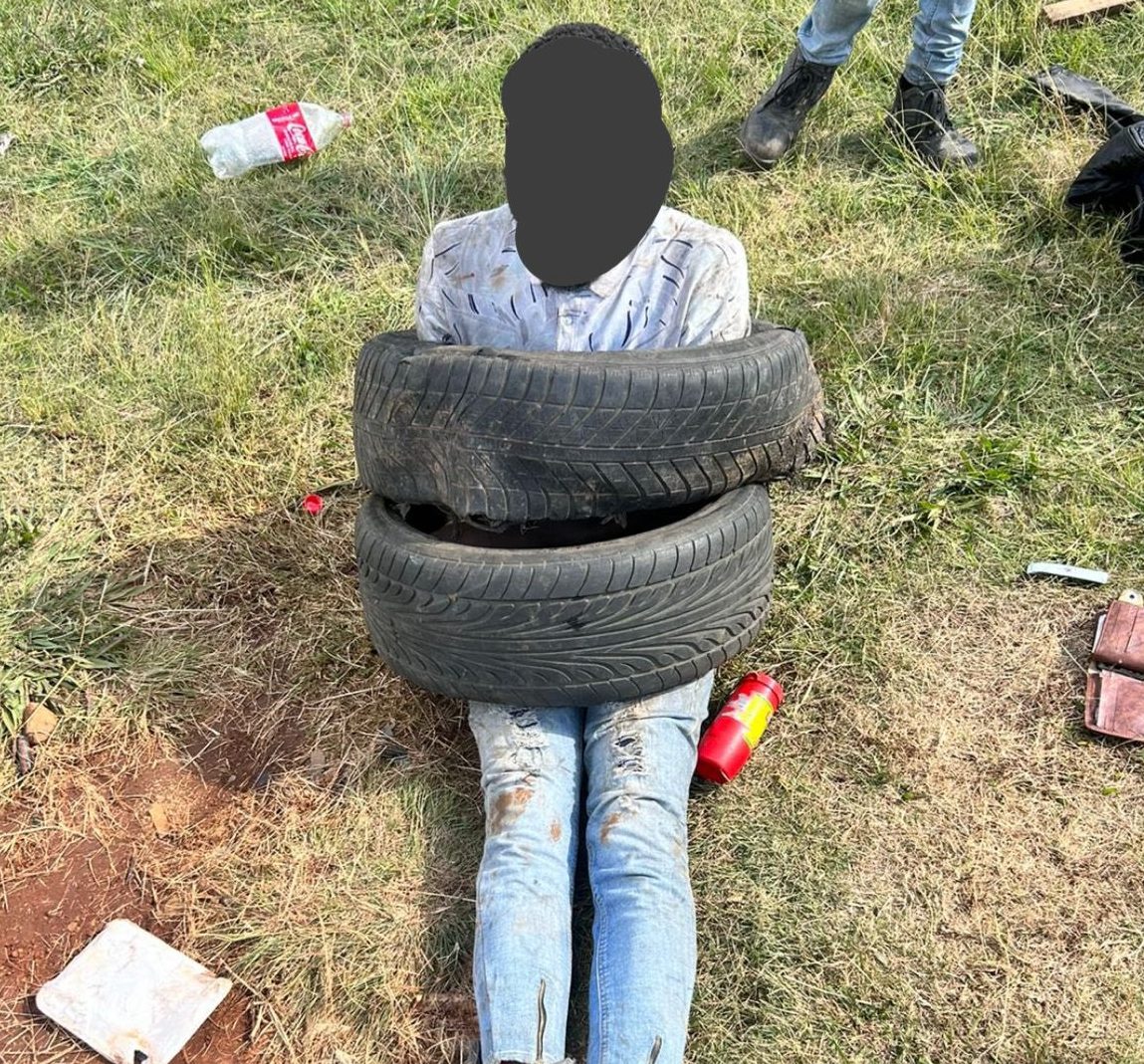 House Robber Rescued by Police Before Being Burnt Alive by Community
