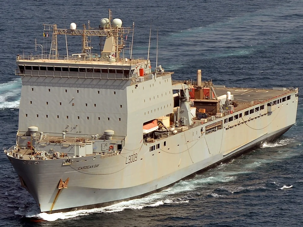 U.S. Begins Construction of Gaza Pier, Troops to Live on RFA Cardigan Bay