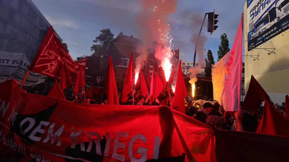 Demonstrations Break Out in Germany Amid Workers’ Day