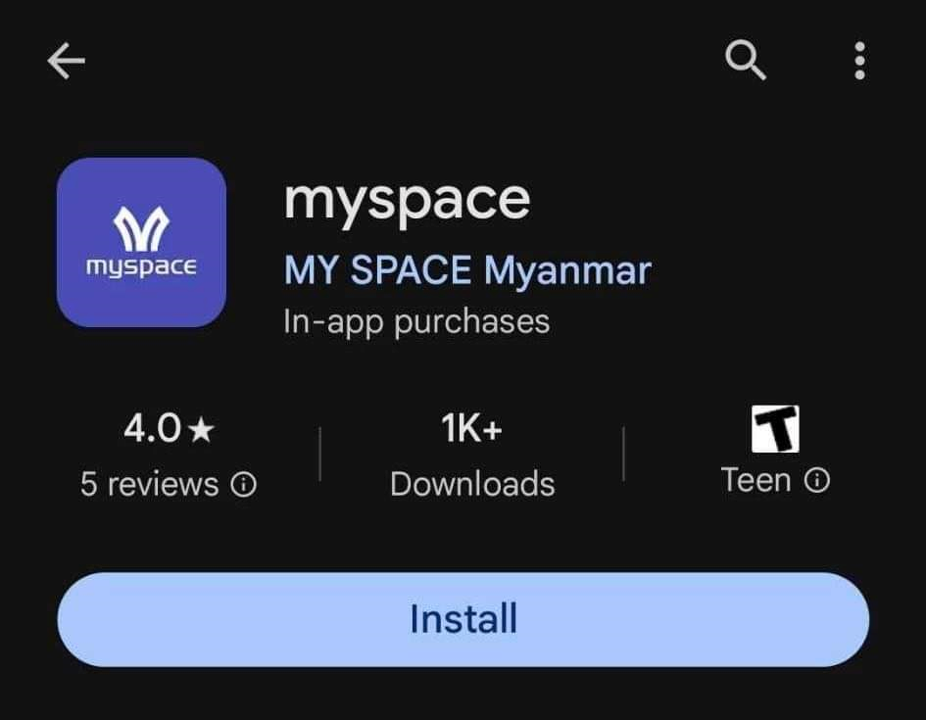 Myanmar Government Unveils New Social Media App Called MySpace MM