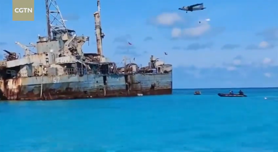 China Coast Guard Destroy Supplies for Personnel Stationed at Second Thomas Shoal