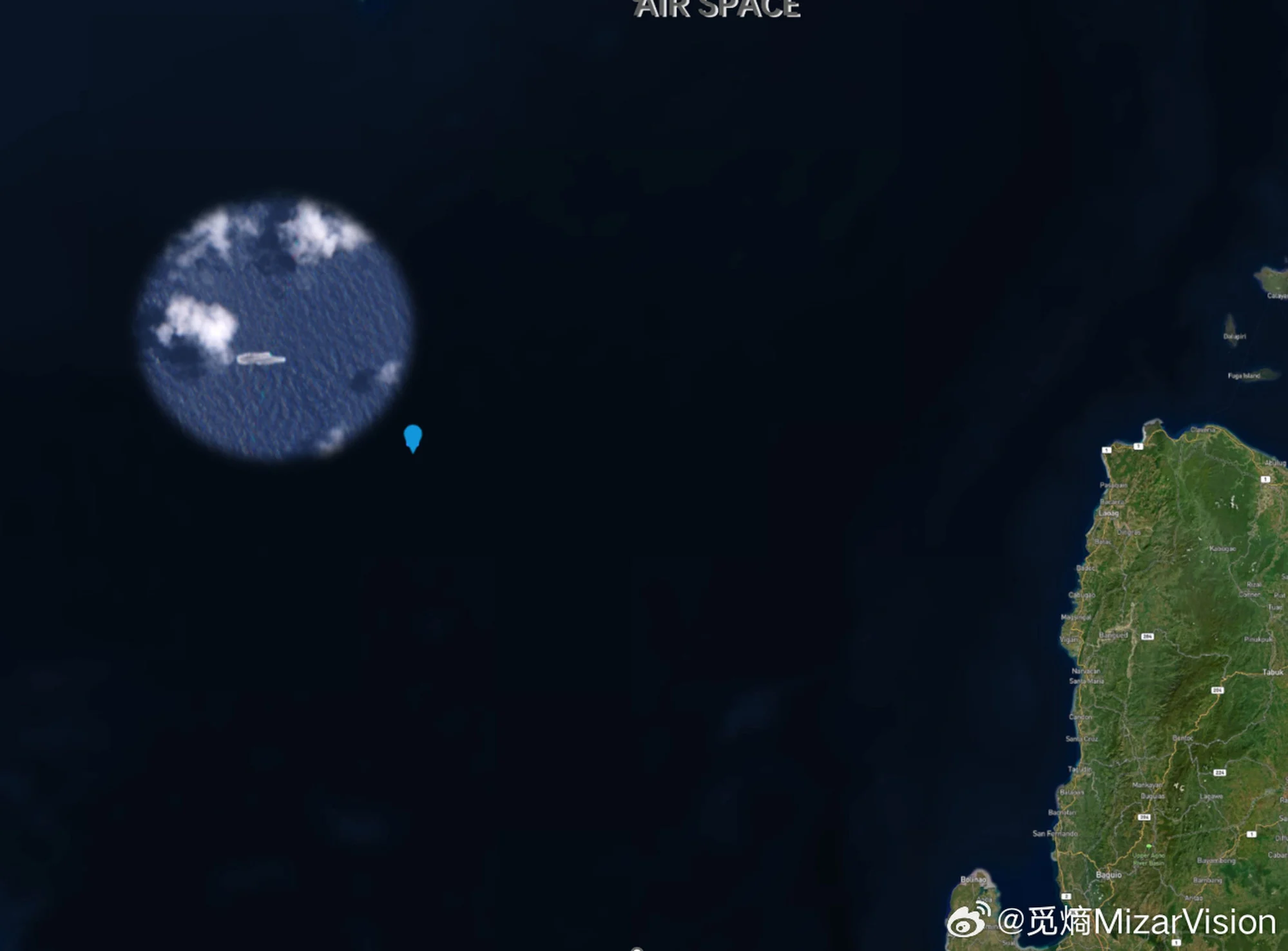 Shandong Aircraft Carrier Spotted off the Philippines Island of Luzon