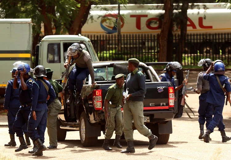 Riot Units Roll Into Harare, Zimbabwe