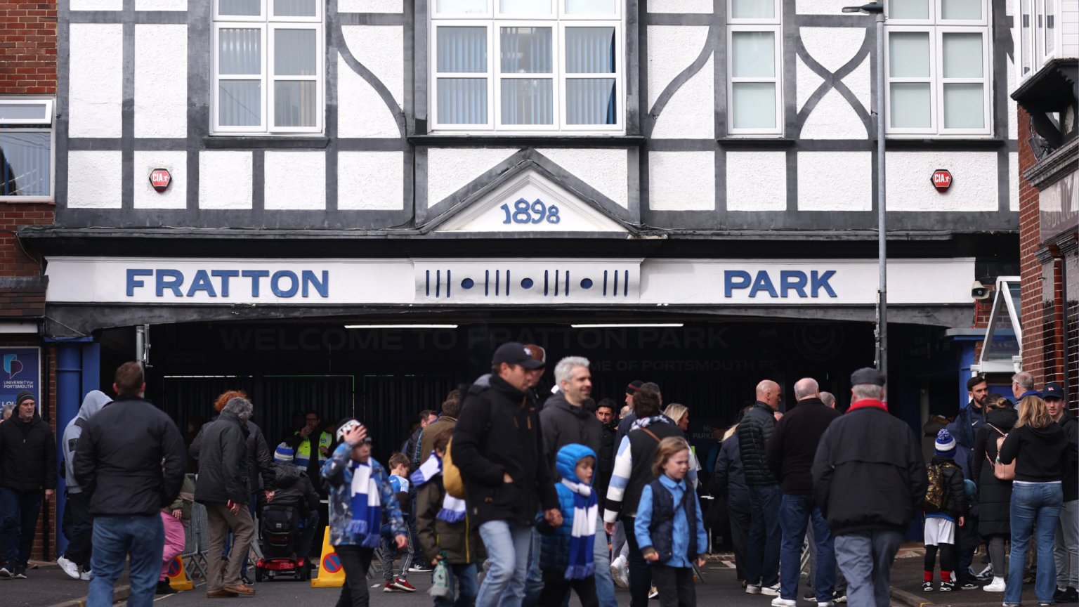 Fratton Park, home of Portsmouth