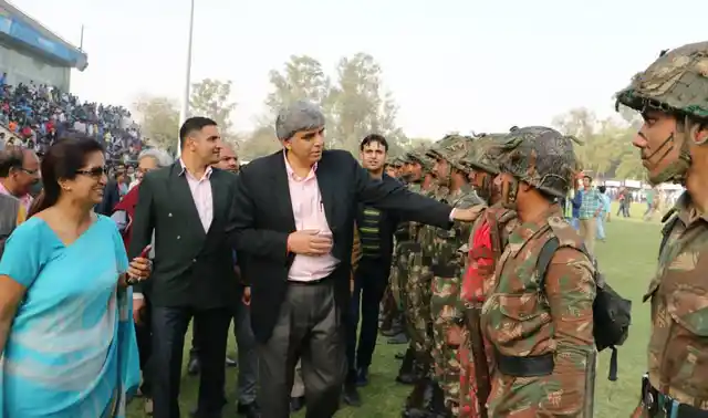 Delhi University vice Chancellor Dinesh Singh at a college function. (Courtesy: Facebook.com/University of Delhi)