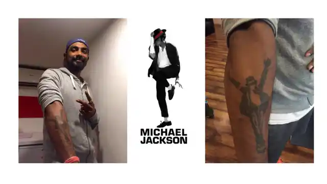 Remo D’souza shows off his MJ tattoo (Photo: Remo D’souza)