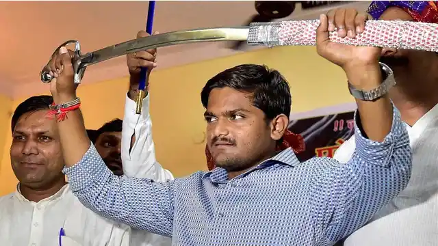 File photo of Patel quota agitation leader, Hardik Patel. (Photo: PTI)