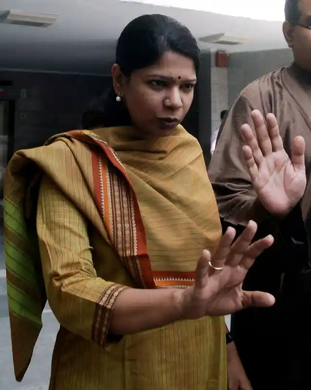 Kanimozhi lashed out at the Jayalalithaa-led government. (Photo: Reuters)