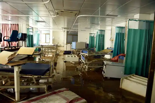 Several patients admitted to the hospital lost their lives due to floods. (Photo: PTI)