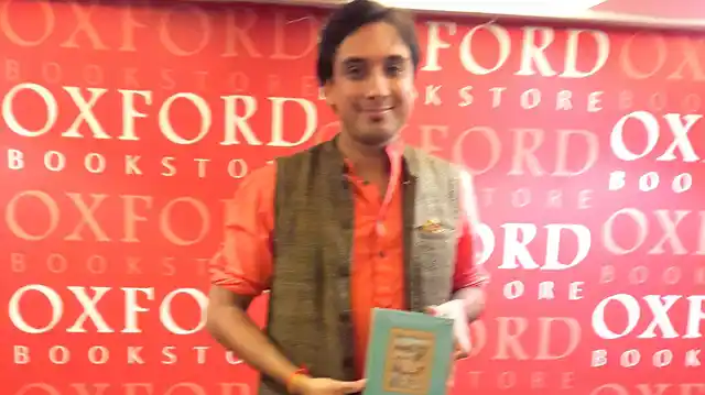 Kanishk Tharoor launches his debut collection of short stories, Swimmer among the stars in Kolkata (Photo: Payal Mohanka)
