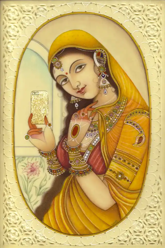 Snapchatting wedding selfies (Photo Courtesy: Tumblr/<a href="http://selfiegods.tumblr.com/">Gods taking Selfie</a>)