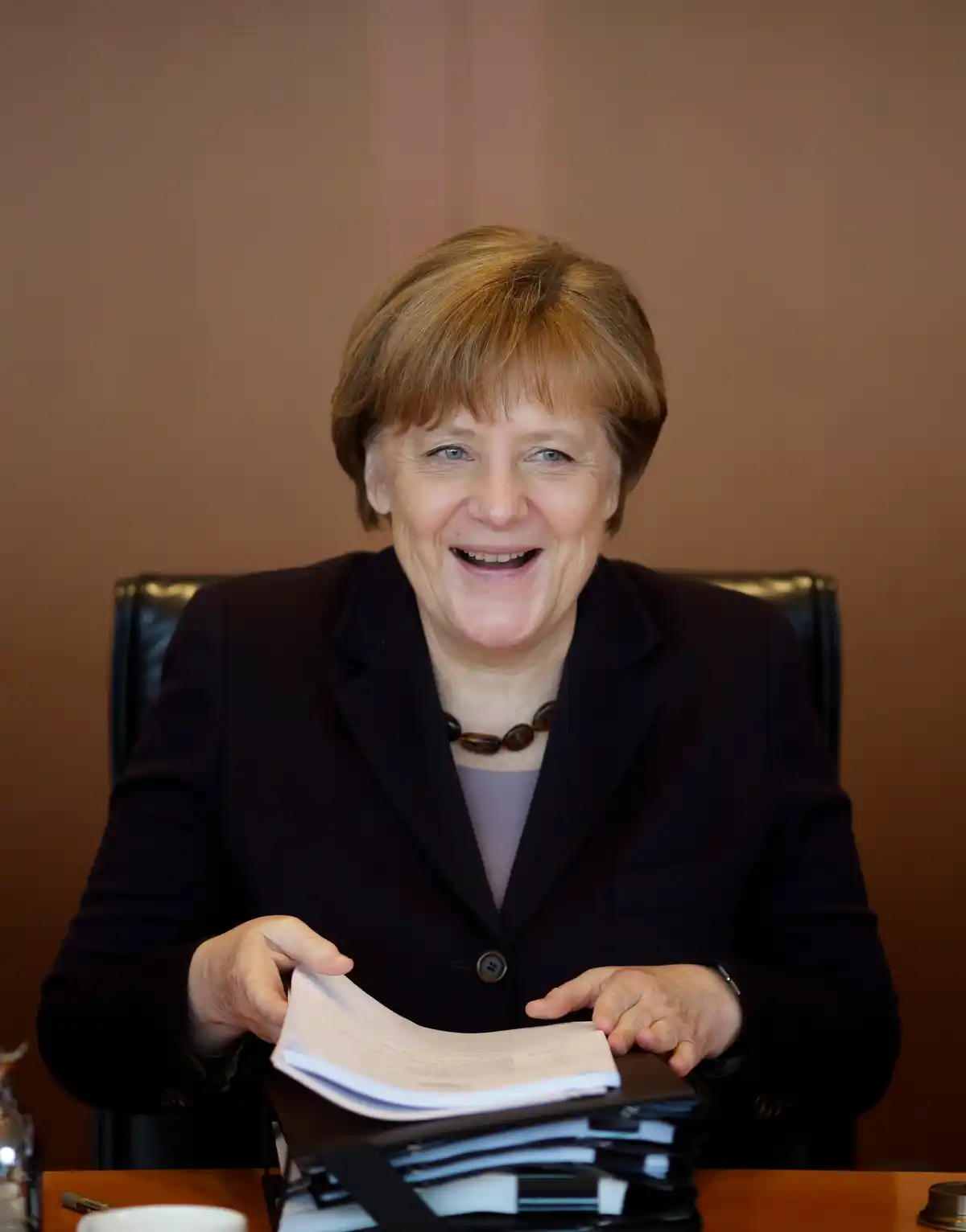 The German Chancellor has internalised a tendency to always treat food as a scarce commodity. (Photo: AP Exchange)