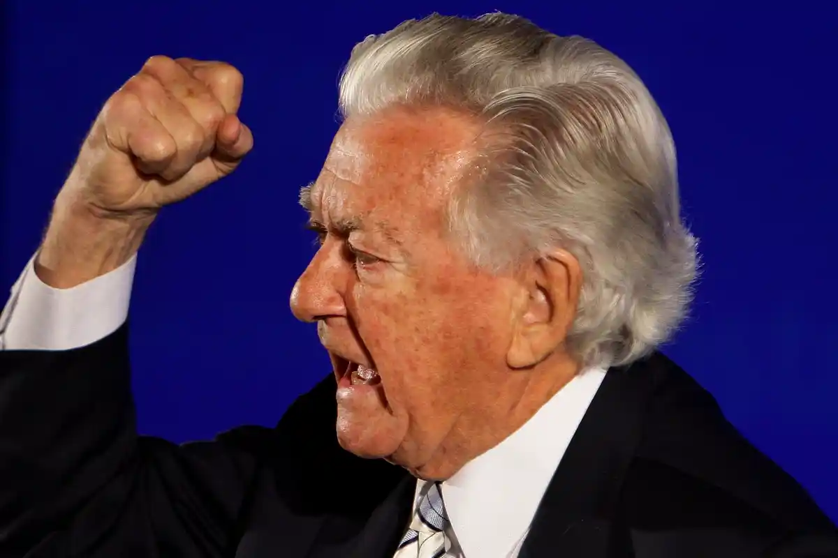 Bob Hawke holds a world record for consuming a yard of ale in eleven seconds! (Photo: iStockPhoto)