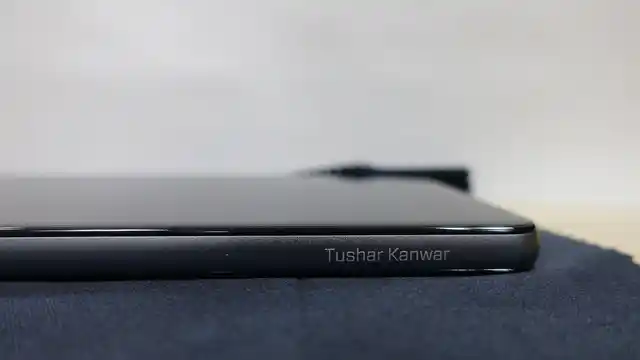 Personal engraving on the Creo Mark 1. (Photo: <b>The Quint</b>/@2shar)