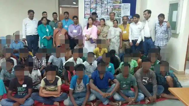 Children saved from child abuse. (Photo: Twitter @<a href="https://twitter.com/k_satyarthi">k_satyarthi</a>)