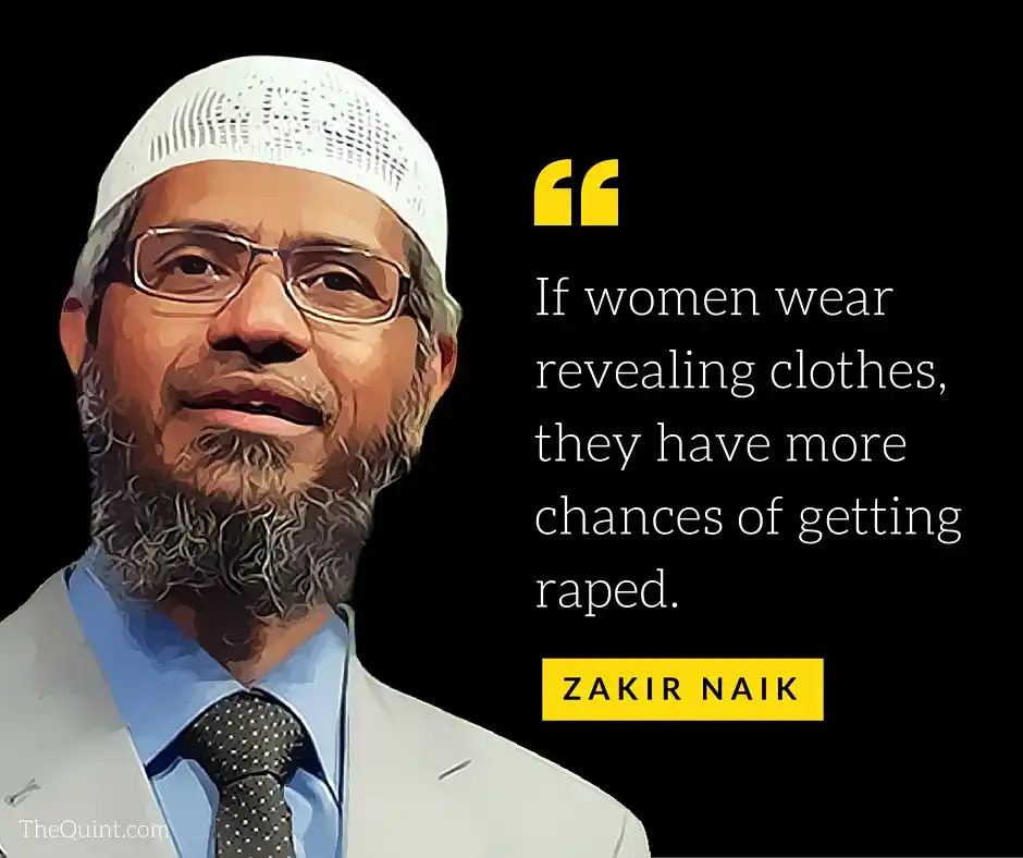 Resultado de imagen para Zakir Naik misogyny