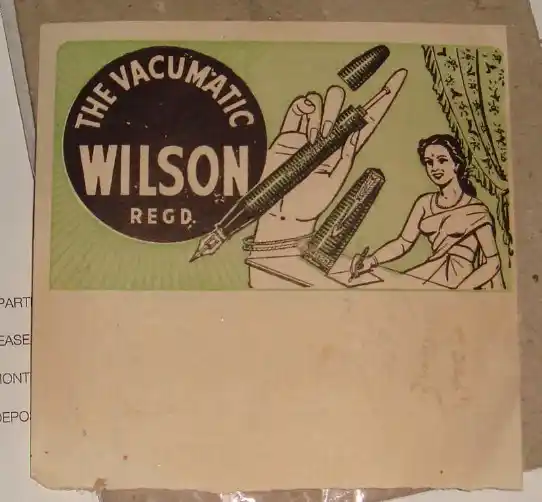 A Wilson paper with an India connection. (Photo Courtesy: <a href="https://munsonpens.wordpress.com/2009/07/20/wilson-fountain-pen-advertising/">The Fountain Pen Board</a>)