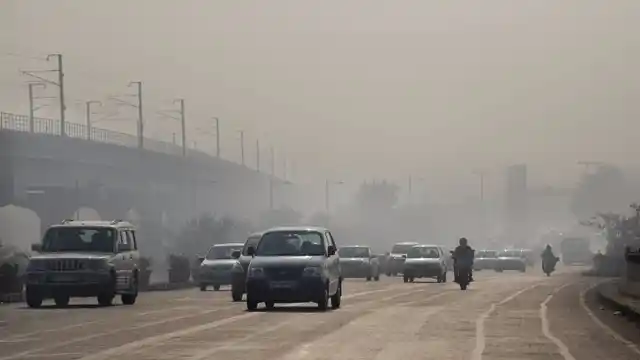 A file photo of pollution in Delhi. 