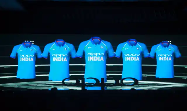 In Pictures Evolution Of India S Cricket Jersey From 1985 To 2017 Photo Courtesy Twitter A