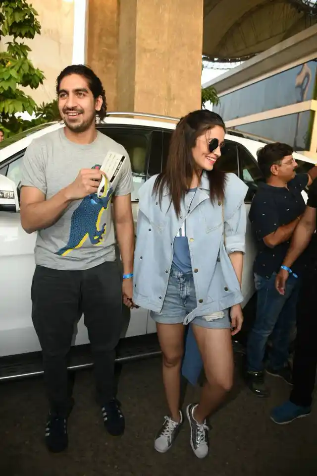 Ayan Mukerji and Alia Bhatt arrive at the concert venue. (Photo: Yogen Shah)