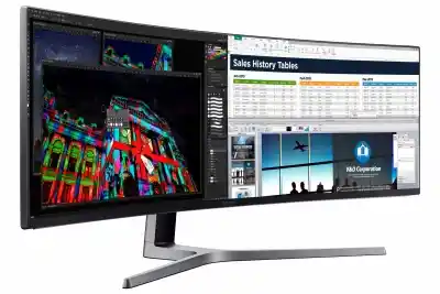 The 49-inch ultra-wide curved monitor is priced at Rs 1,50,000.