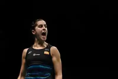 Carolina Marin. (File Photo: Xinhua/Du Yu/IANS)