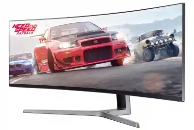 The 49-inch ultra-wide curved monitor is priced at Rs 1,50,000.
