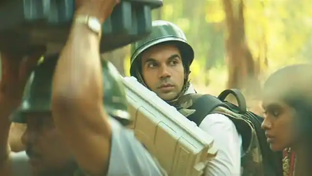 Rajkummar Rao in Newton. 