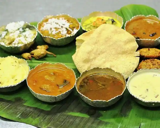 An Indian thaali prepared by chefs of Taj Mahal Palace, Mumbai. 