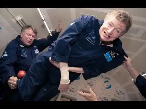 Hawking took a zero-gravity flight in 2007.