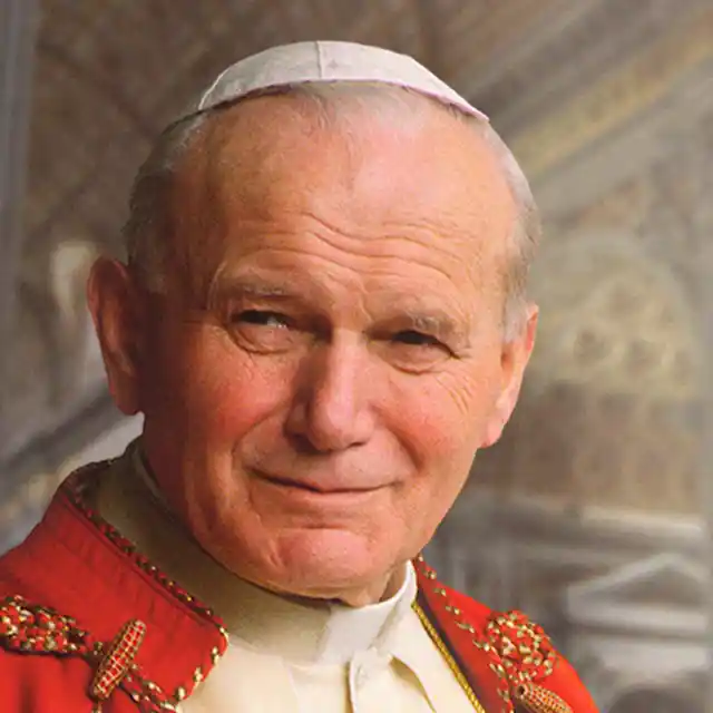 File image of Pope John Paul II.