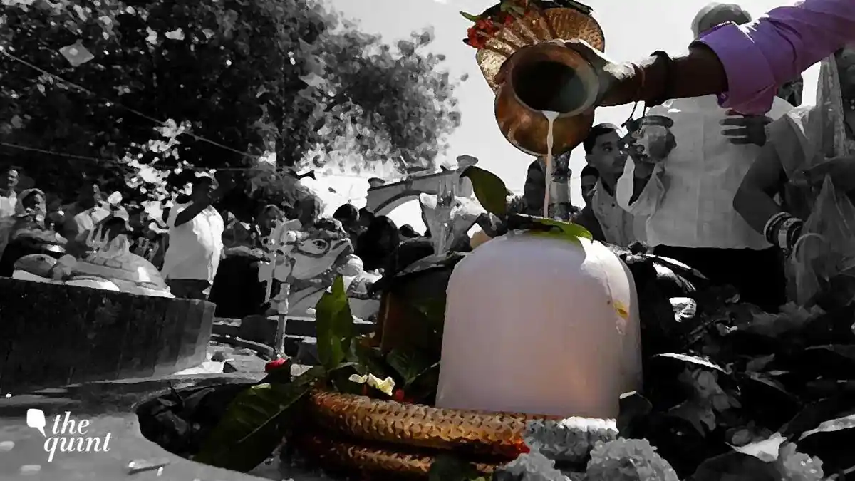 Reports are suggestive of how gallons of milk is wasted in the name of appeasement of gods while millions die of hunger each day.