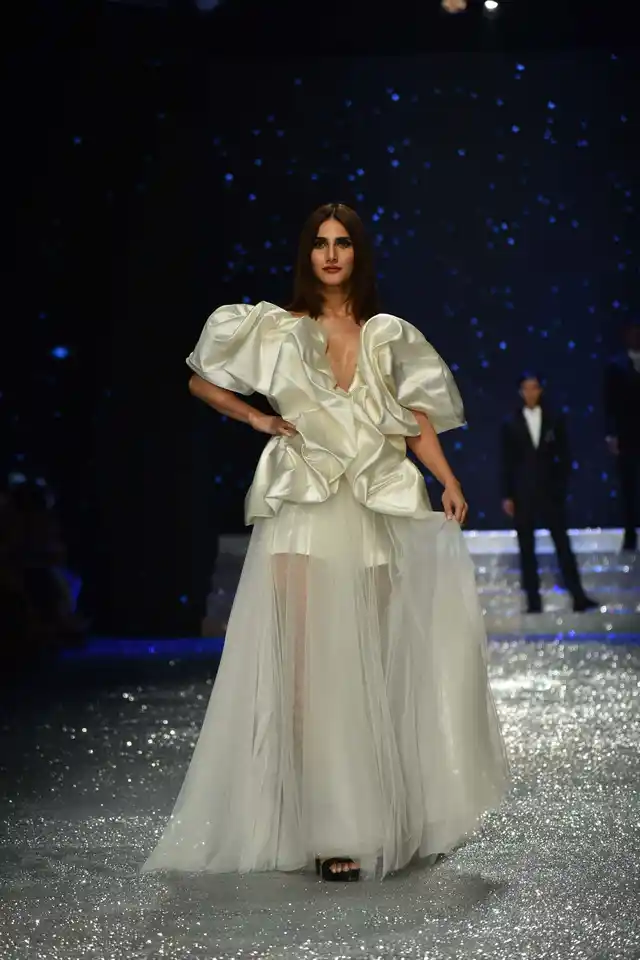 Vaani Kapoor walked the ramp for Ashish N Soni and Gauri & Nainika.