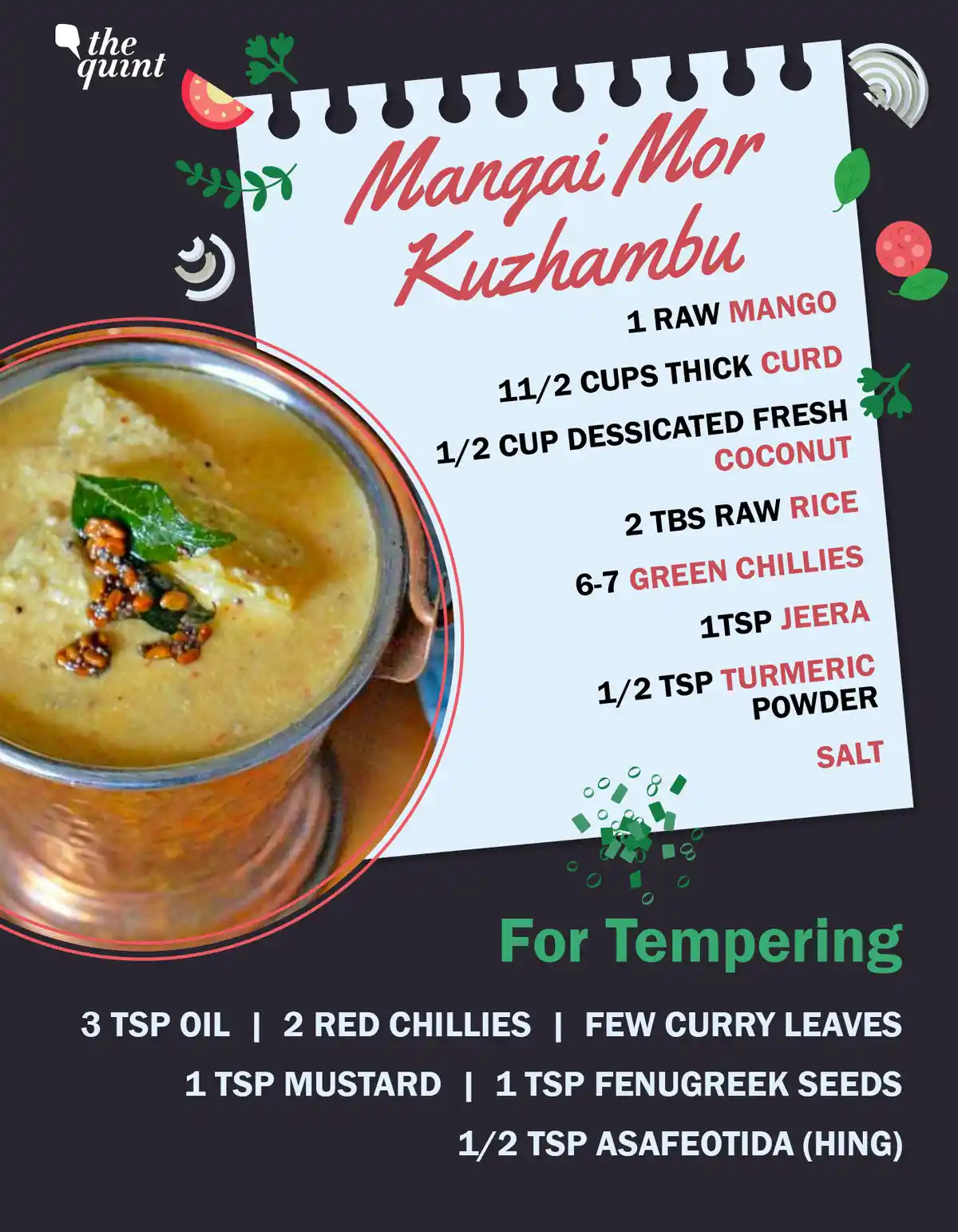 The <i>mangai mor kuzhambu</i> is a Tamilian summer staple.