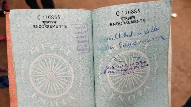Passport indicating the rehabilitation 