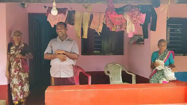 One of the homes of the Sri Lankan Tamil repatriates. 